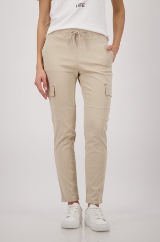 Cargo trousers in lyocell-blend