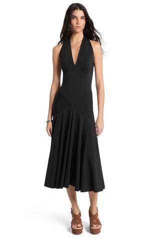 Midi haljina od rastezljivog jerseya