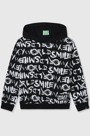 Smiley® pulover s kapuljačom