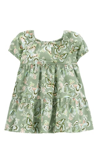 Pamučna haljina s uzorkom leptira