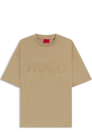 Oversize fit logo majica od pamučne jersey tkanine