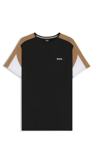 Gornji dio pidžame kratkih rukava s kontrastnim detaljima