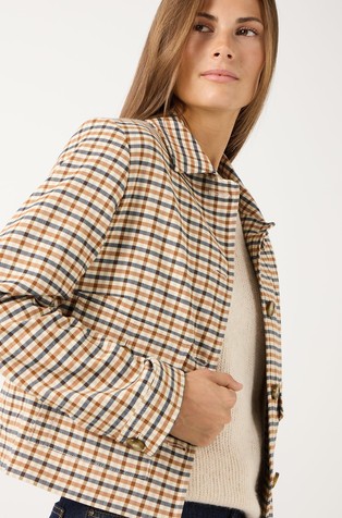 Check shirt jacket