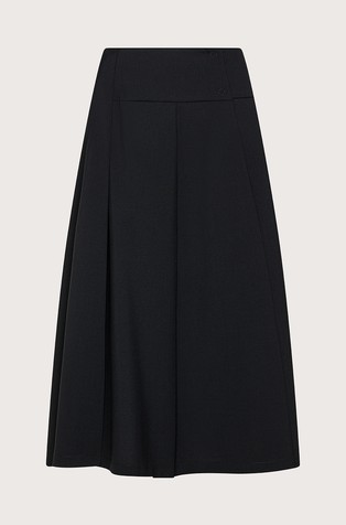 Wool blend flared skirt