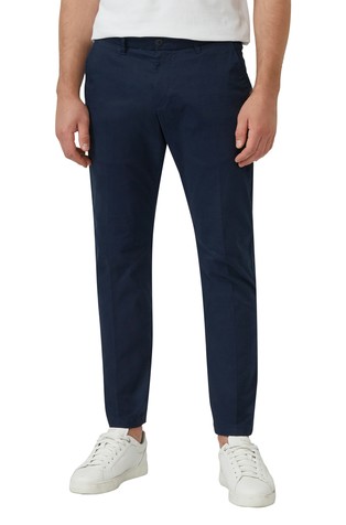 Regular fit chino hlače od rastezljivog pamuka