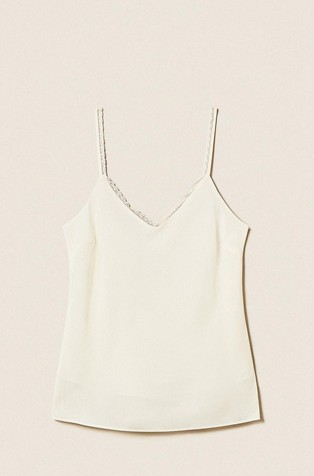 Crêpe de Chine top od mješavine svile