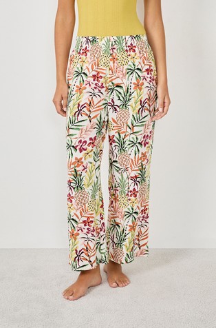 Tilio viscose pyjama trousers with prints