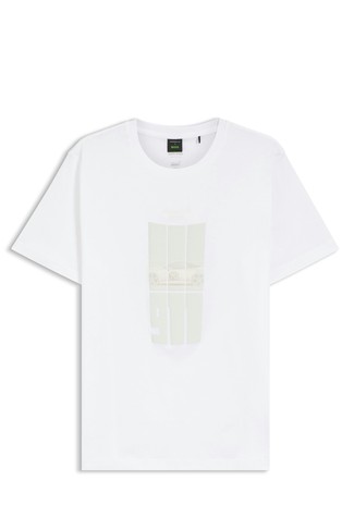 Porsche x BOSS mercerised-cotton T-shirt