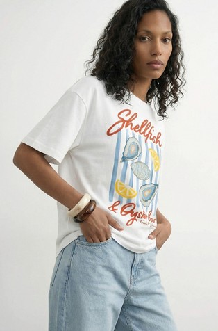 TSPREMIUM pamučna majica s otiskom sprijeda ili straga