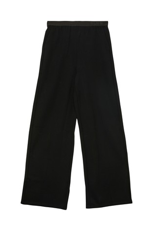 Široke hlače s elastičnim obrubom oko struka