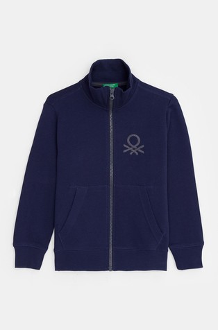 Pamučni pulover s patentnim zatvaračem