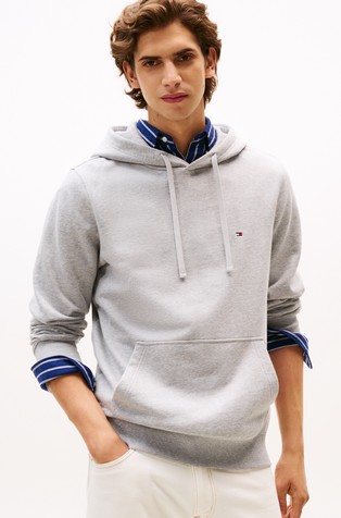 Flag Embroidery Drawstring Hoody