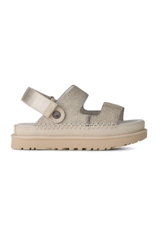 Goldenstar kožne sandale s ispucanim izgledom