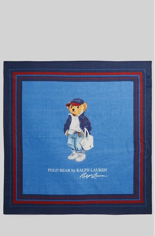 Polo Bear Cotton Scarf