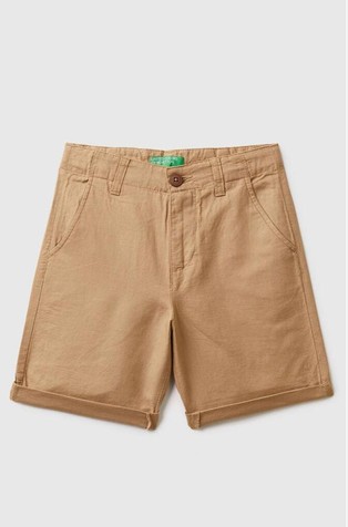 Chino bermude od mješavine lana