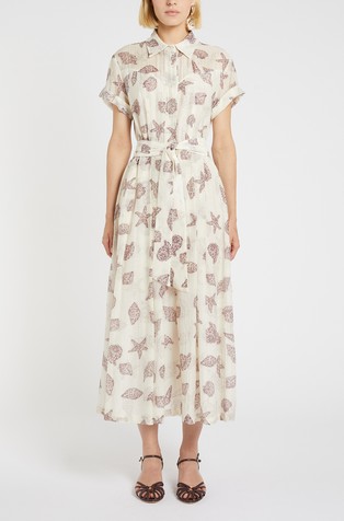 Duga košulja-haljina s uzorkom