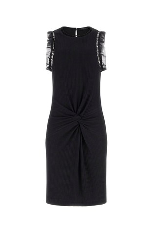 Haljina od mješavine viskoze s volanima