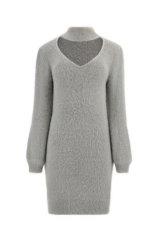 Haljina od čupavog pletiva