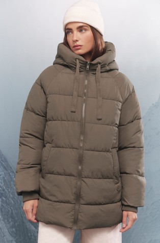 Padded jacket with hood