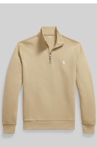 Cotton-blend Quarter-zip Pullover