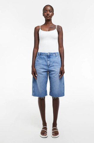 TSJOA barrel fit denim kratke hlače