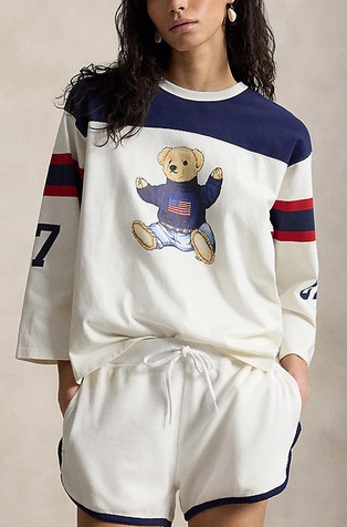 Polo Bear Cotton Jersey Tee