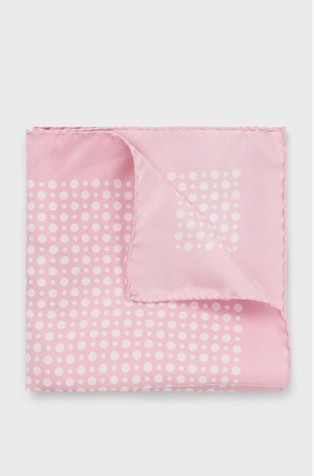 Beckham x Boss svilena džepna maramica s uzorkom