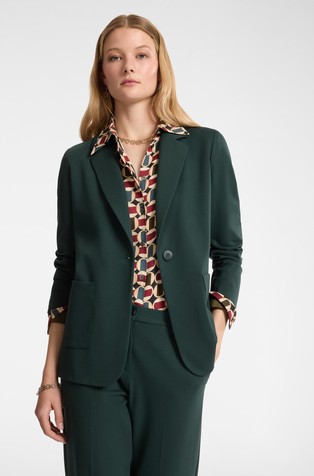 Sako od mješavine viskoze s jednorednim kopčanjem