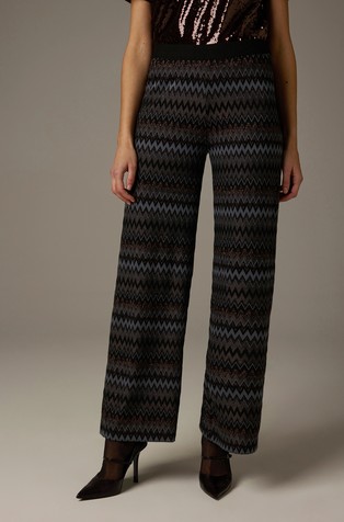 Hlače od jerseya s uzorkom