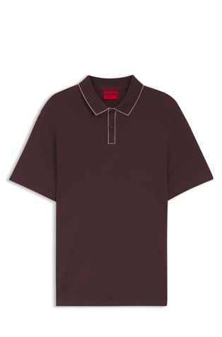 Polo majica od pamučnog jerseya s kontrastnim obrubima