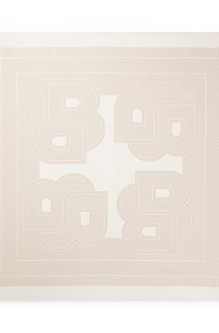 Silk scarf with print