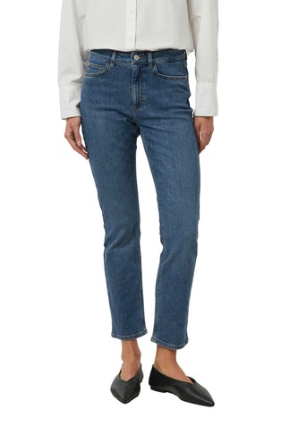 Slim fit jeans hlače s ispranim izgledom