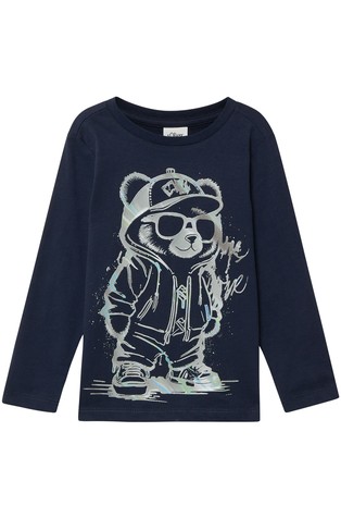 Majica dugih rukava sa silikonskim otiskom