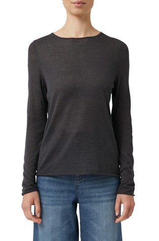 Poluproziran pleten pulover