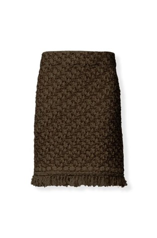 Kratka suknja od tvida sa šljokicama