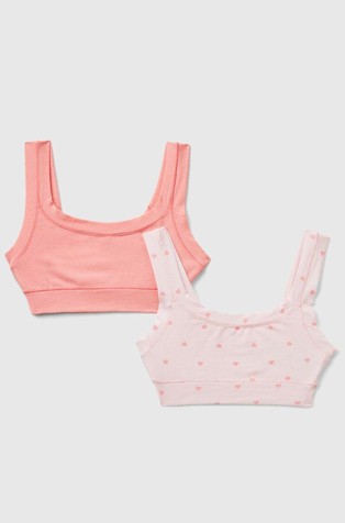 Paket od 2 grudnjaka od elastičnog organskog pamuka