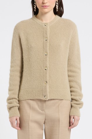 Alpaca blend cardigan
