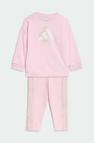 Animal Print 3-Stripes Joggers Set Kids