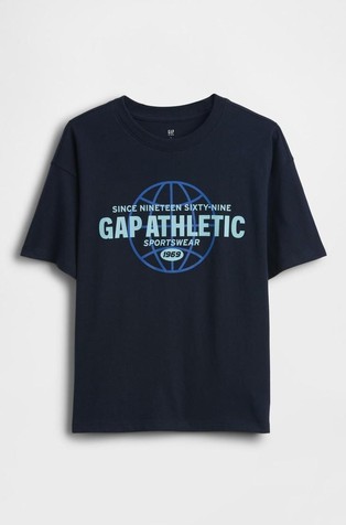 Gap logo relaxed fit majica kratkih rukava za dječake