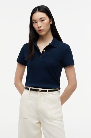 Slim Fit Short-sleeved Polo Shirt
