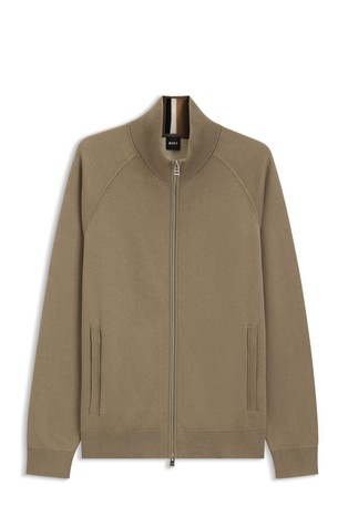 Kardigan od mješavine pamuka i djevičanske vune