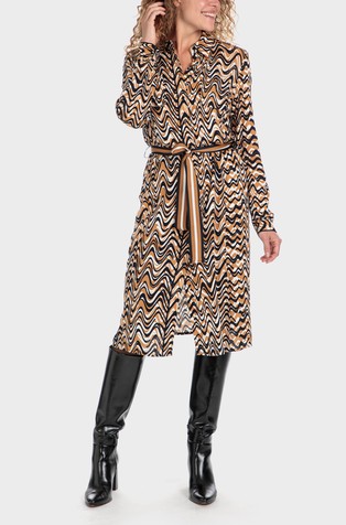 Košulja-haljina s uzorkom