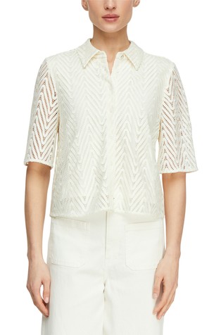 Perforirana košulja od čipke