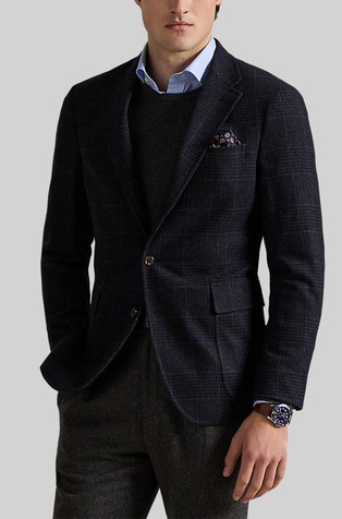 Polo Sport modern fit kariran sako