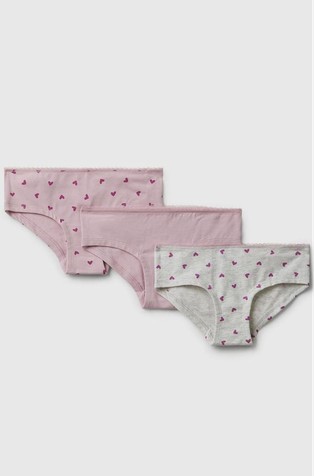 Paket od 3 para gaćica od elastičnog pamuka