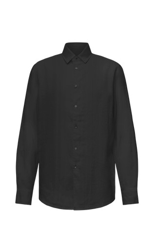 Regular fit košulja od mješavine lana i pamuka