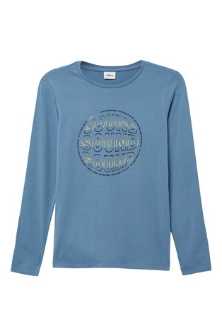 Pamučna majica dugih rukava s otiskom