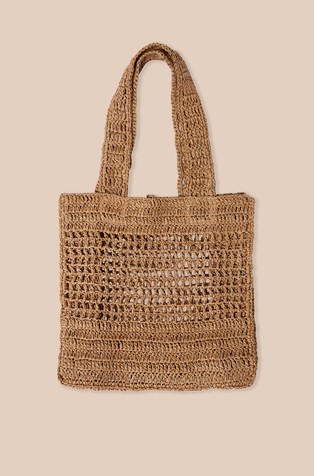 Nomad raffia tote bag