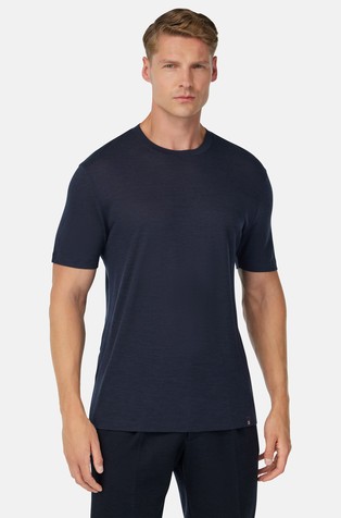 Majica kratkih rukava od vune i tencela