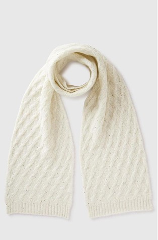 Pleten šal s lurex vlaknima